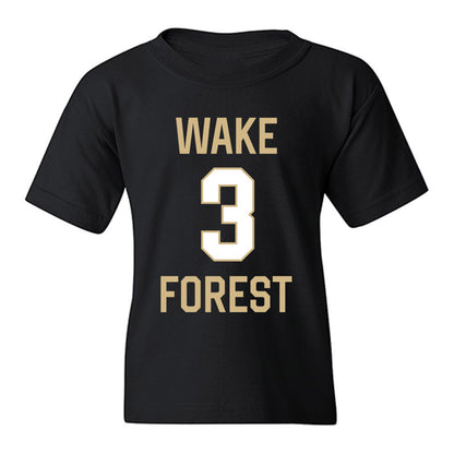 Wake Forest - NCAA Women's Basketball : Alexis Cashdollar - Sports Shersey Youth T-Shirt-0