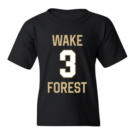Wake Forest - NCAA Women's Basketball : Alexis Cashdollar - Sports Shersey Youth T-Shirt-0