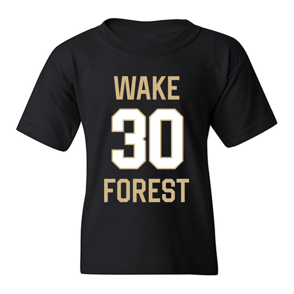 Wake Forest - NCAA Men's Basketball : Anson Beard - Sports Shersey Youth T-Shirt-0