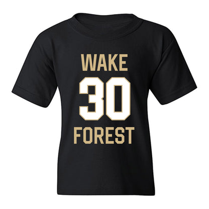 Wake Forest - NCAA Men's Basketball : Anson Beard - Sports Shersey Youth T-Shirt-0