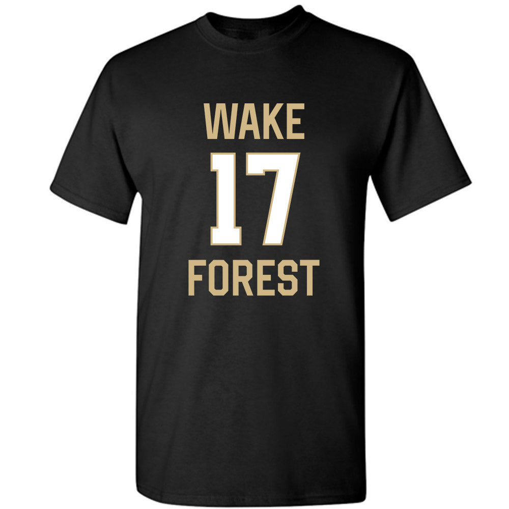 Wake Forest - NCAA Men's Basketball : Xander Pintelon - Sports Shersey T-Shirt-0