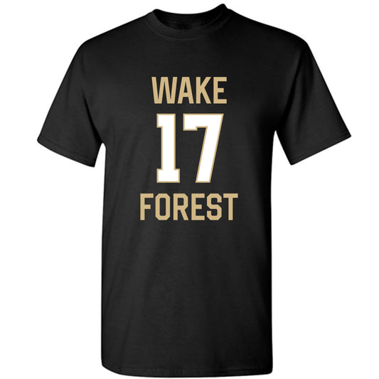 Wake Forest - NCAA Men's Basketball : Xander Pintelon - Sports Shersey T-Shirt-0
