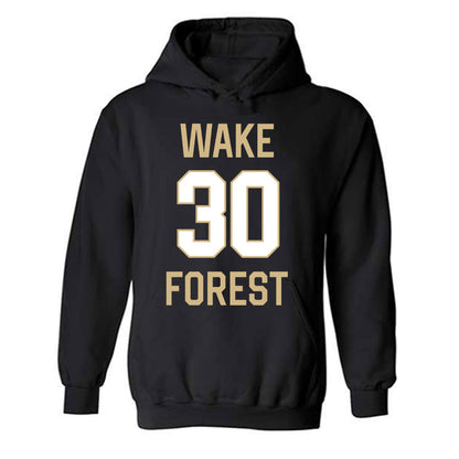 Wake Forest - NCAA Men's Basketball : Anson Beard - Sports Shersey Hooded Sweatshirt-0