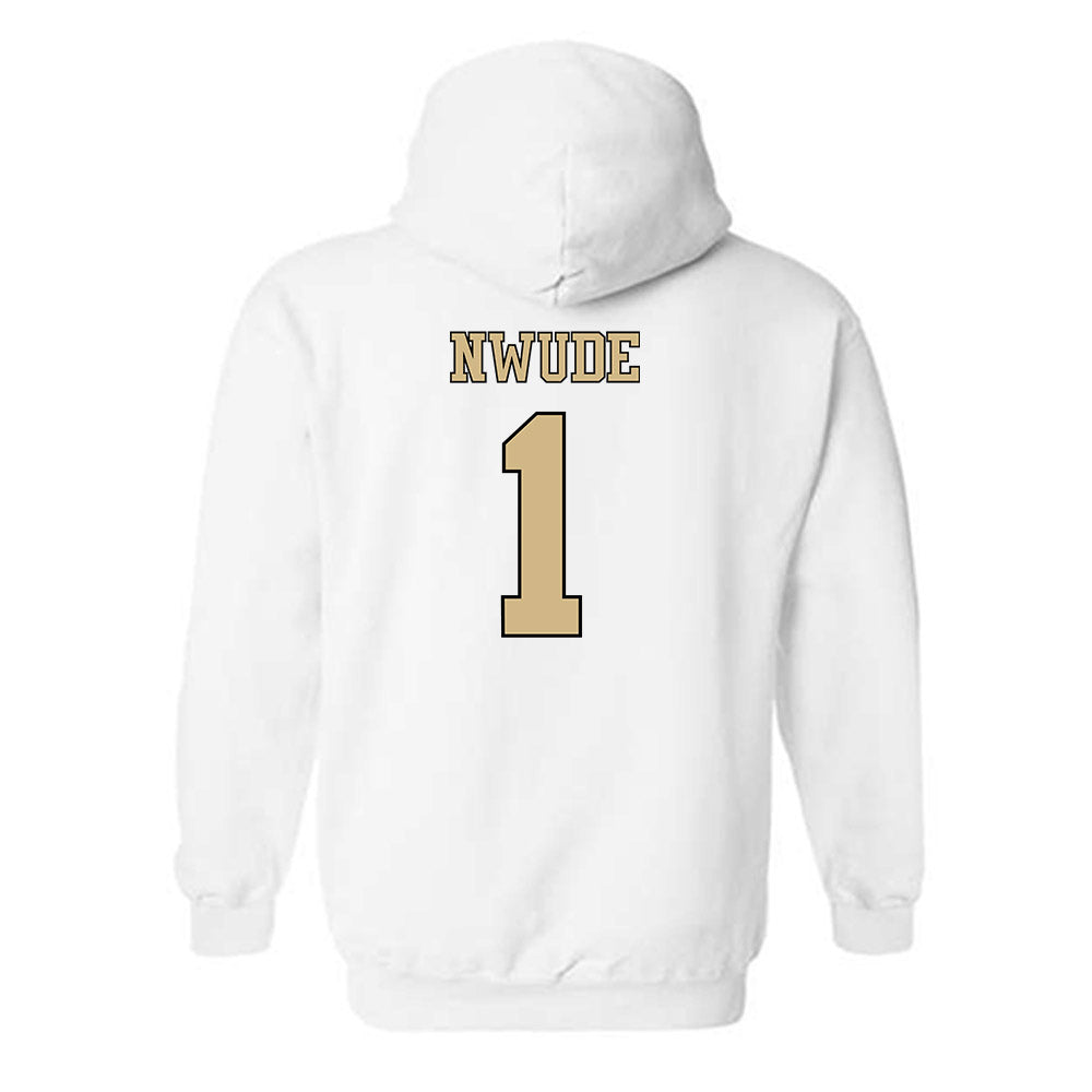 Wake Forest - NCAA Women's Basketball : Adora Nwude - Sports Shersey Hooded Sweatshirt-1