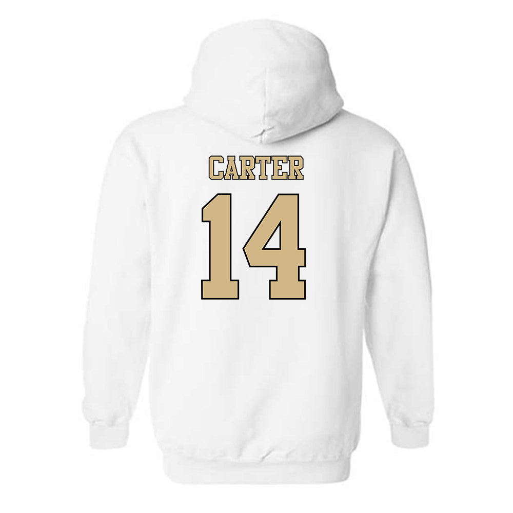 Wake Forest - NCAA Women's Basketball : Mary Carter - Sports Shersey Hooded Sweatshirt-1