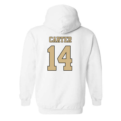 Wake Forest - NCAA Women's Basketball : Mary Carter - Sports Shersey Hooded Sweatshirt-1