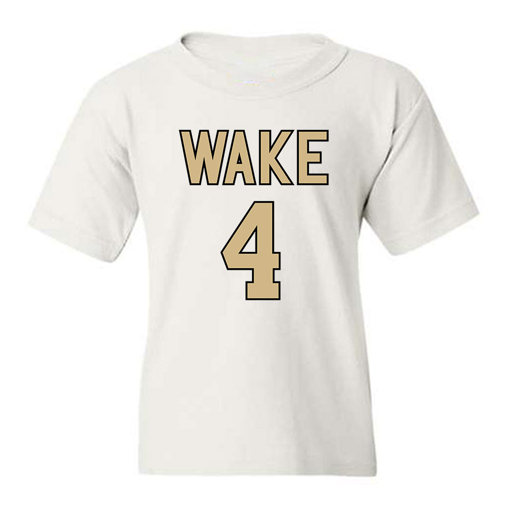Wake Forest - NCAA Women's Basketball : Ramiyah Byrd - Sports Shersey Youth T-Shirt-0