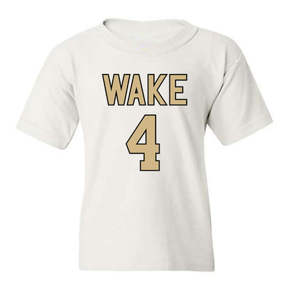 Wake Forest - NCAA Women's Basketball : Ramiyah Byrd - Sports Shersey Youth T-Shirt-0