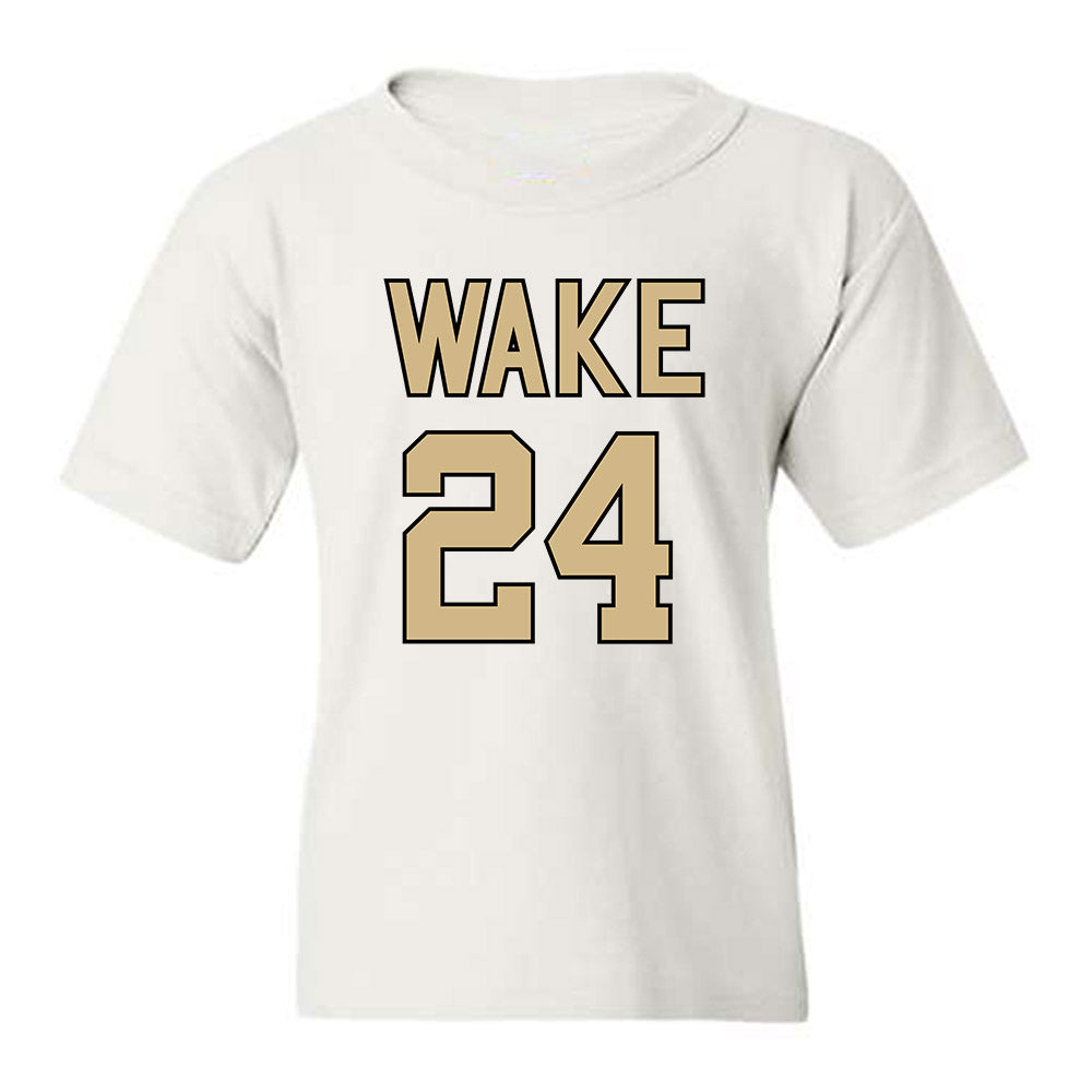 Wake Forest - NCAA Women's Basketball : Mckenzie Swanson - Sports Shersey Youth T-Shirt-0