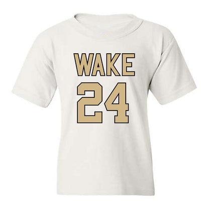 Wake Forest - NCAA Women's Basketball : Mckenzie Swanson - Sports Shersey Youth T-Shirt-0