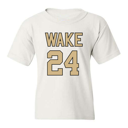 Wake Forest - NCAA Women's Basketball : Mckenzie Swanson - Sports Shersey Youth T-Shirt-0