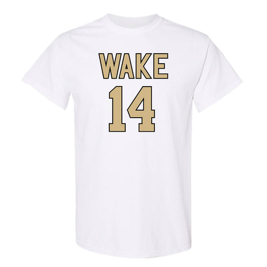 Wake Forest - NCAA Women's Basketball : Mary Carter - Sports Shersey T-Shirt-0