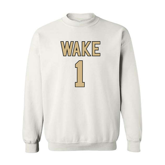 Wake Forest - NCAA Women's Basketball : Adora Nwude - Sports Shersey Crewneck Sweatshirt-0