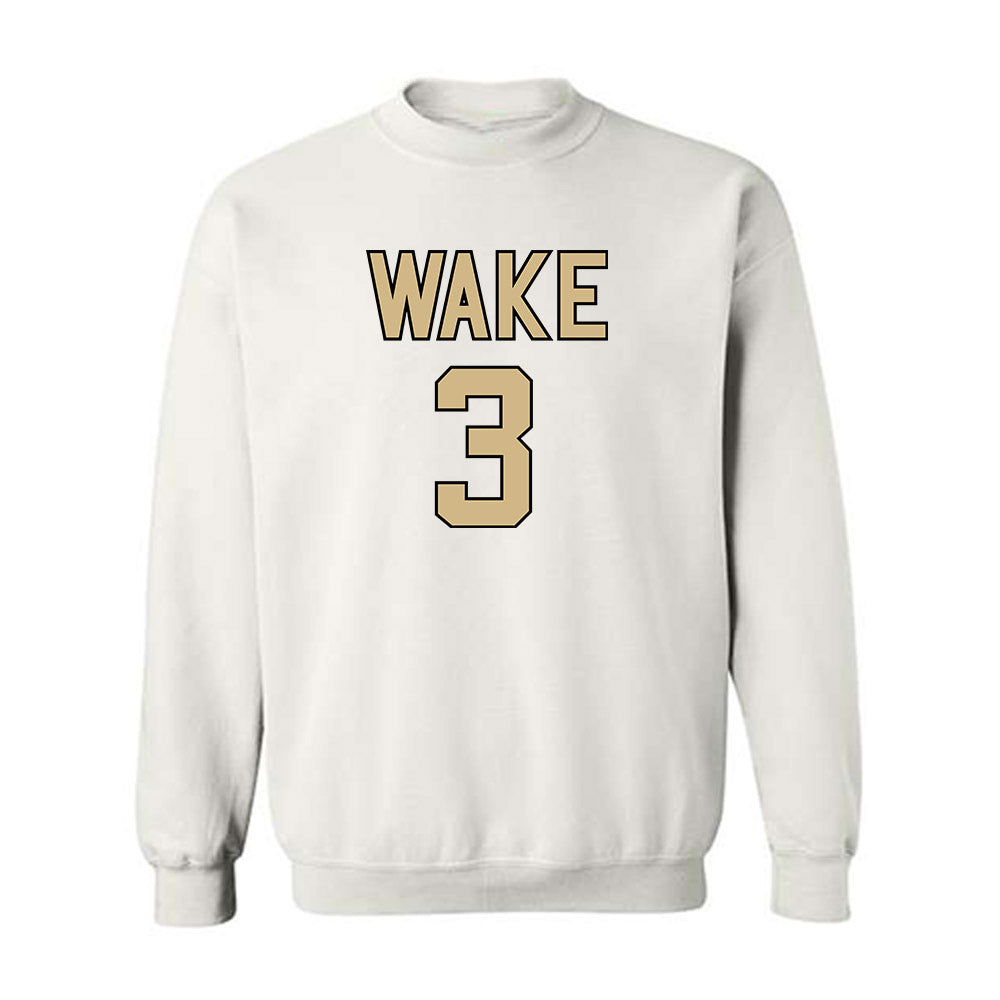 Wake Forest - NCAA Women's Basketball : Alexis Cashdollar - Sports Shersey Crewneck Sweatshirt-0