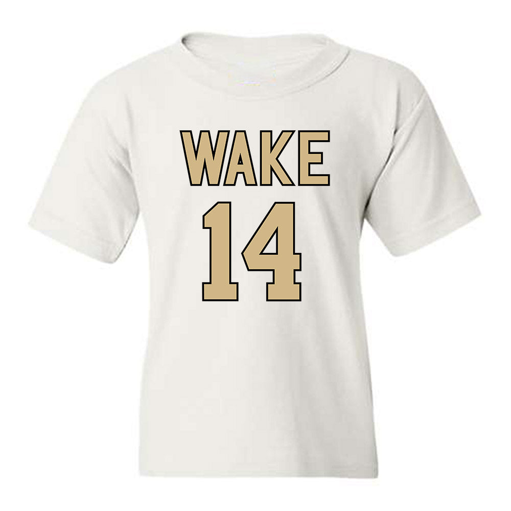 Wake Forest - NCAA Women's Basketball : Mary Carter - Sports Shersey Youth T-Shirt-0