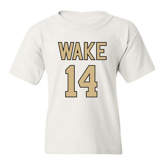 Wake Forest - NCAA Women's Basketball : Mary Carter - Sports Shersey Youth T-Shirt-0