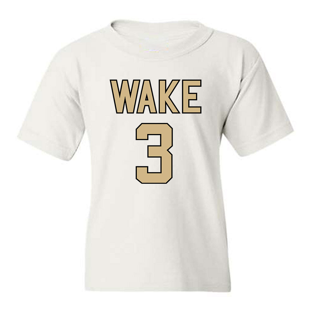Wake Forest - NCAA Women's Basketball : Alexis Cashdollar - Sports Shersey Youth T-Shirt-0
