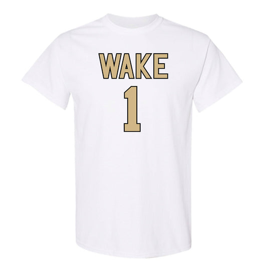 Wake Forest - NCAA Women's Basketball : Adora Nwude - Sports Shersey T-Shirt-0