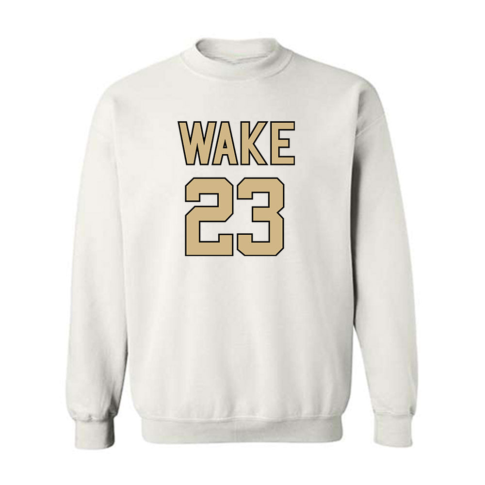 Wake Forest - NCAA Women's Basketball : Oshauna Holland - Sports Shersey Crewneck Sweatshirt-0