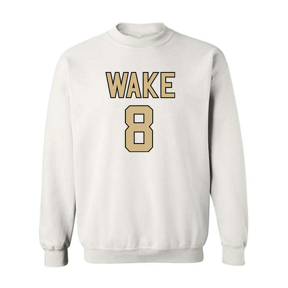 Wake Forest - NCAA Women's Basketball : Breauna Ware - Sports Shersey Crewneck Sweatshirt-0