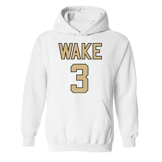 Wake Forest - NCAA Women's Basketball : Alexis Cashdollar - Sports Shersey Hooded Sweatshirt-0
