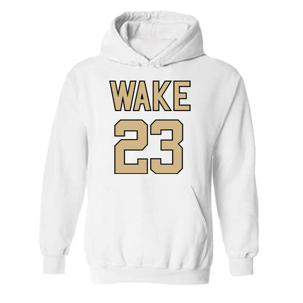 Wake Forest - NCAA Women's Basketball : Oshauna Holland - Sports Shersey Hooded Sweatshirt-0