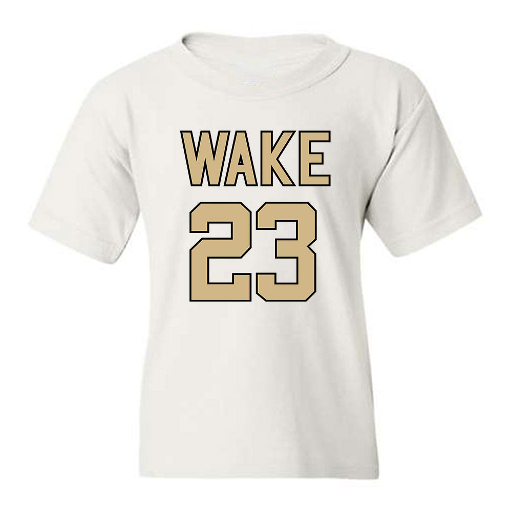 Wake Forest - NCAA Women's Basketball : Oshauna Holland - Sports Shersey Youth T-Shirt-0