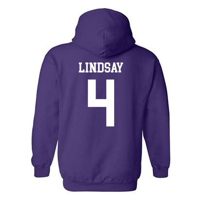 Kansas State - NCAA Men's Basketball : Dez Lindsay - Classic Shersey Hooded Sweatshirt-1