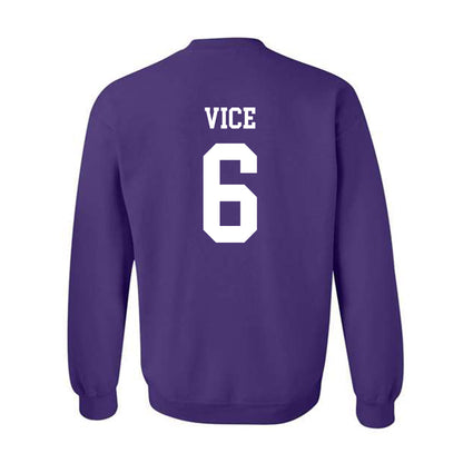 Kansas State - NCAA Men's Basketball : Brock Vice - Classic Shersey Crewneck Sweatshirt-1
