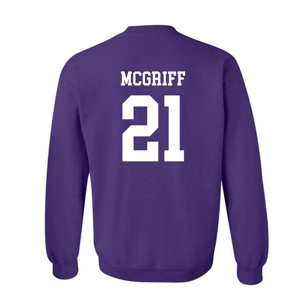 Kansas State - NCAA Men's Basketball : Khamari McGriff - Classic Shersey Crewneck Sweatshirt-1