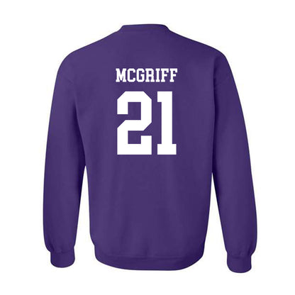 Kansas State - NCAA Men's Basketball : Khamari McGriff - Classic Shersey Crewneck Sweatshirt-1