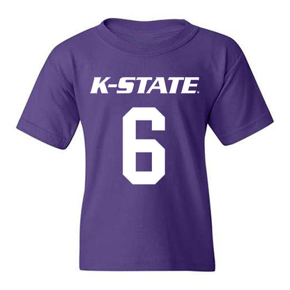 Kansas State - NCAA Men's Basketball : Marcus Johnson - Classic Shersey Youth T-Shirt-0