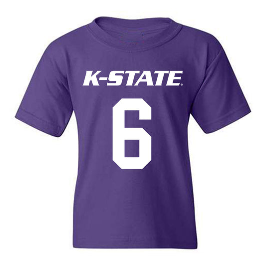 Kansas State - NCAA Men's Basketball : Brock Vice - Classic Shersey Youth T-Shirt-0