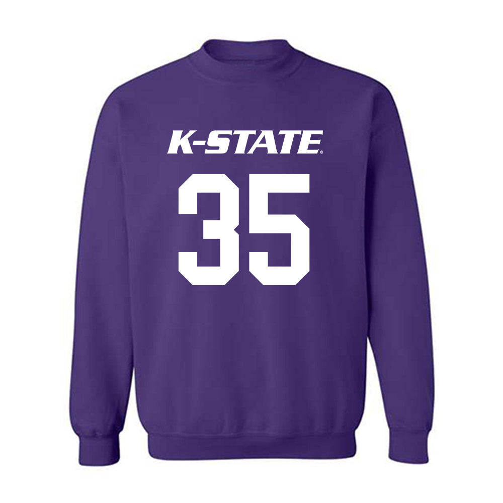 Kansas State - NCAA Men's Basketball : Jeffrey Rock - Classic Shersey Crewneck Sweatshirt-0