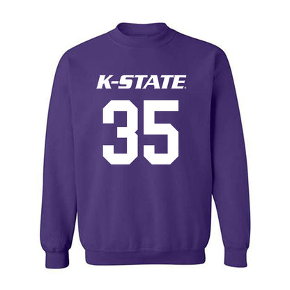 Kansas State - NCAA Men's Basketball : Jeffrey Rock - Classic Shersey Crewneck Sweatshirt-0