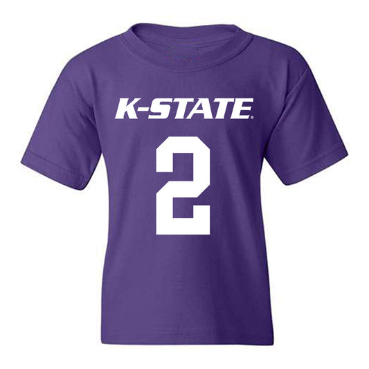 Kansas State - NCAA Men's Basketball : Exavier Wilson - Classic Shersey Youth T-Shirt-0