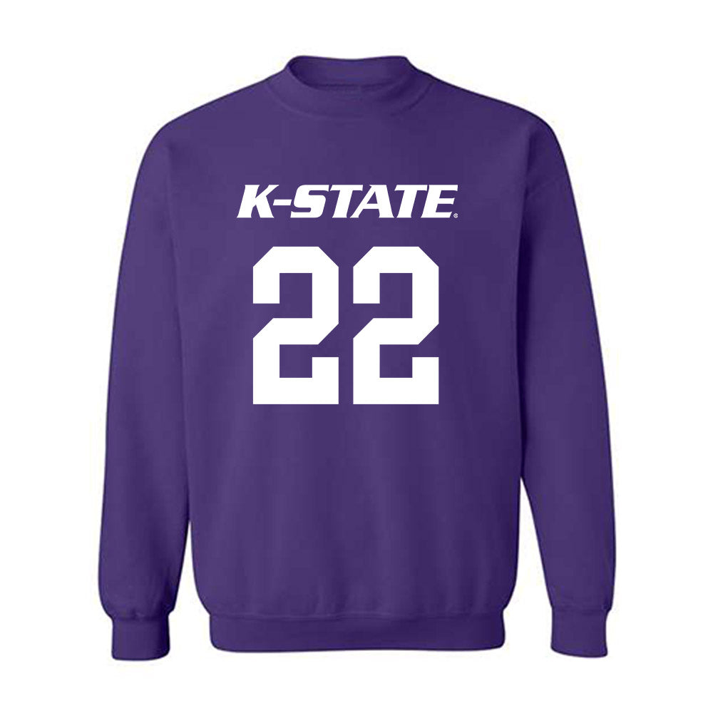 Kansas State - NCAA Women's Basketball : Ramiya White - Classic Shersey Crewneck Sweatshirt-0