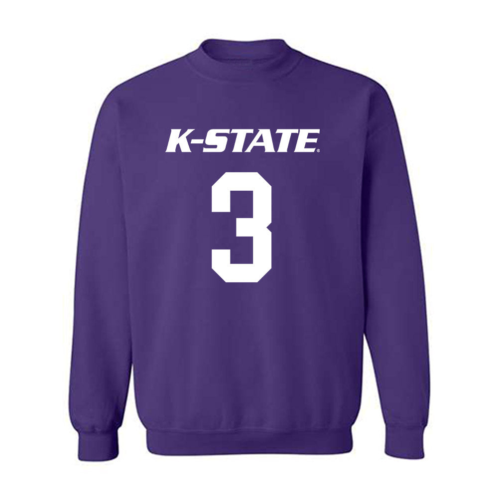 Kansas State - NCAA Women's Basketball : Brandie Harrod - Classic Shersey Crewneck Sweatshirt-0