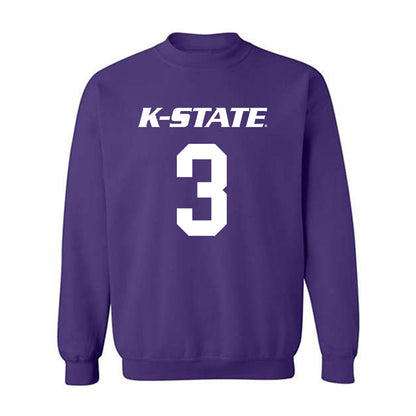 Kansas State - NCAA Women's Basketball : Brandie Harrod - Classic Shersey Crewneck Sweatshirt-0