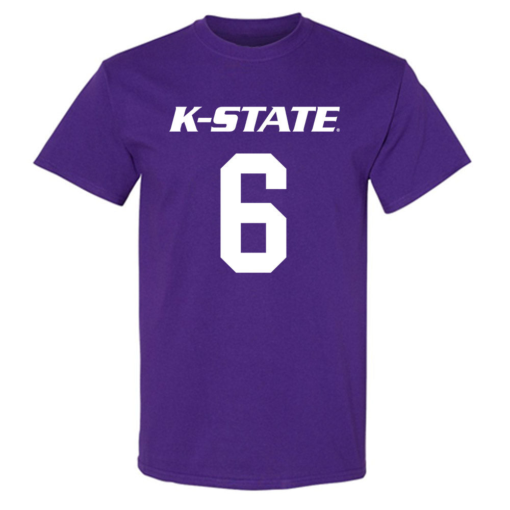 Kansas State - NCAA Men's Basketball : Brock Vice - Classic Shersey T-Shirt-0