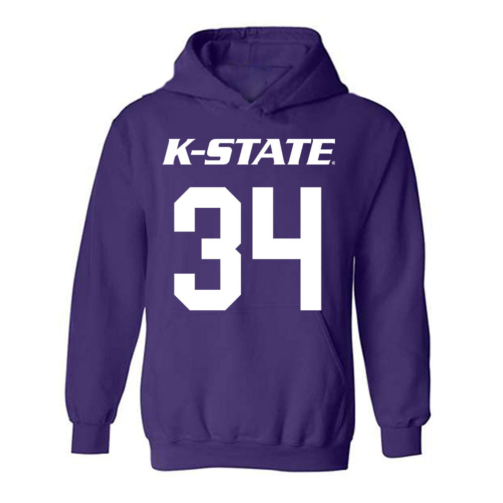 Kansas State - NCAA Women's Basketball : Tess Heal - Classic Shersey Hooded Sweatshirt-0