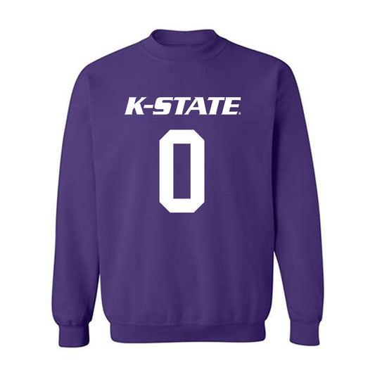 Kansas State - NCAA Men's Basketball : Elias Rapieque - Classic Shersey Crewneck Sweatshirt-0