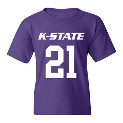 Kansas State - NCAA Men's Basketball : Khamari McGriff - Classic Shersey Youth T-Shirt-0