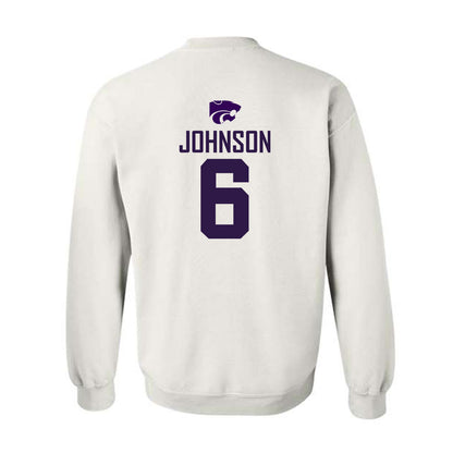 Kansas State - NCAA Men's Basketball : Marcus Johnson - Classic Shersey Crewneck Sweatshirt-1