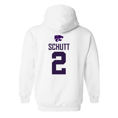 Kansas State - NCAA Men's Basketball : Jaden Schutt - Classic Shersey Hooded Sweatshirt-1