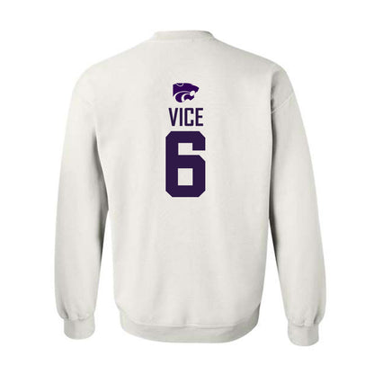 Kansas State - NCAA Men's Basketball : Brock Vice - Classic Shersey Crewneck Sweatshirt-1