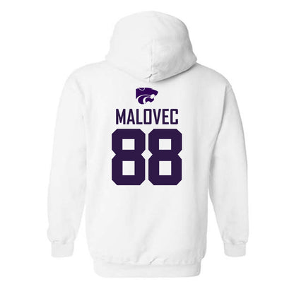 Kansas State - NCAA Men's Basketball : Timotej Malovec - Classic Shersey Hooded Sweatshirt-1
