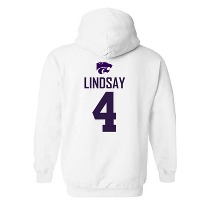 Kansas State - NCAA Men's Basketball : Dez Lindsay - Classic Shersey Hooded Sweatshirt-1