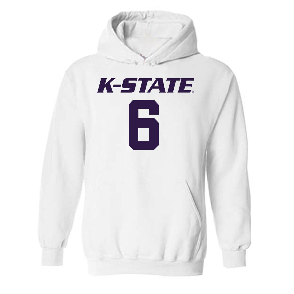 Kansas State - NCAA Men's Basketball : Brock Vice - Classic Shersey Hooded Sweatshirt-0