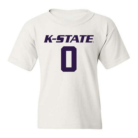 Kansas State - NCAA Men's Basketball : Elias Rapieque - Classic Shersey Youth T-Shirt-0